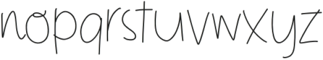 Joyful-Diary Thin otf (100) Font LOWERCASE