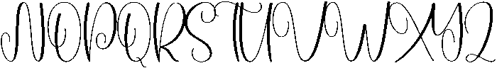 Joyful Regular otf (400) Font UPPERCASE