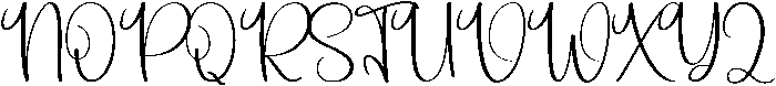 Joyful Regular otf (400) Font UPPERCASE