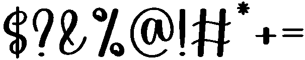 Joyful Regular otf (400) Font OTHER CHARS