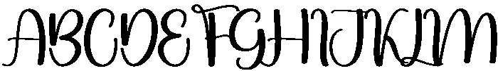 Joyful Regular otf (400) Font UPPERCASE