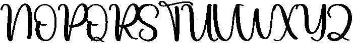 Joyful Regular otf (400) Font UPPERCASE