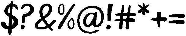 Joyful Regular otf (400) Font OTHER CHARS