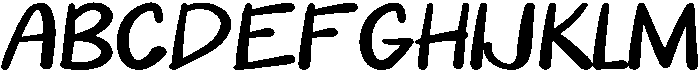 Joyful Regular otf (400) Font UPPERCASE