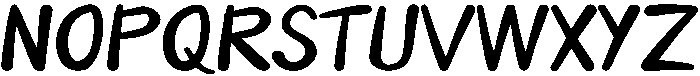 Joyful Regular otf (400) Font UPPERCASE