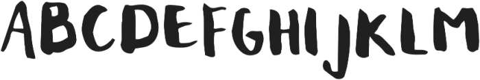 Joyous Regular otf (400) Font UPPERCASE