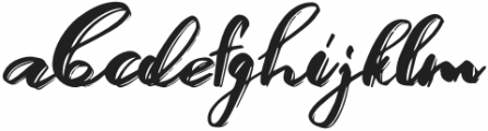 Joyousl Regular otf (400) Font LOWERCASE