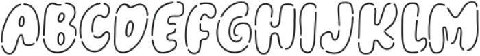 Joypops Line otf (400) Font LOWERCASE