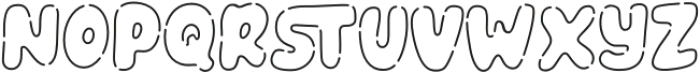 Joypops Line otf (400) Font LOWERCASE