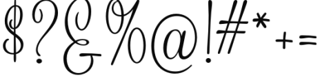 Johanna Whimsy Font OTHER CHARS