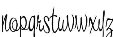 Johanna Whimsy Font LOWERCASE