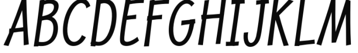 Jolly Good Proper Condensed Italic Font UPPERCASE