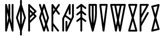 Jotunheim Typeface 2 Font UPPERCASE