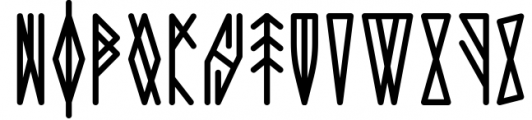 Jotunheim Typeface 2 Font LOWERCASE