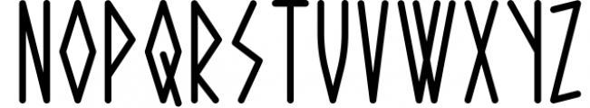 Jotunheim Typeface Font LOWERCASE