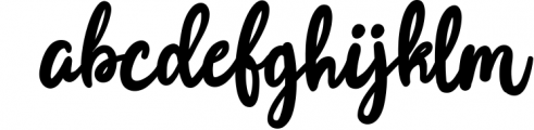 Joyfulness Script Font with Extras 1 Font LOWERCASE