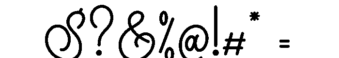 Joaguin Dignity Font OTHER CHARS