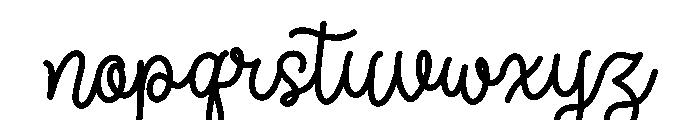 Joaguin Dignity Font LOWERCASE