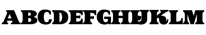 Jofjin Vikar Font UPPERCASE