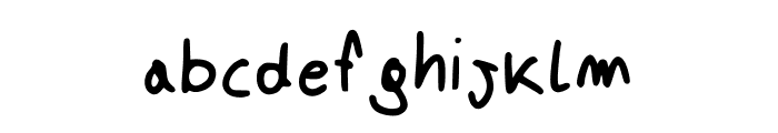 Johnsonscript Font LOWERCASE
