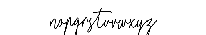 Jonathan Signature Font LOWERCASE