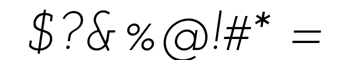 Josefin Slab Italic Font OTHER CHARS