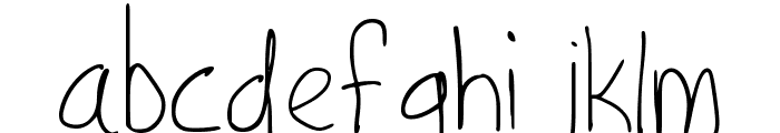 Joshs Handwriting Regular Font LOWERCASE