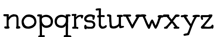 Josschrift Serif Font LOWERCASE