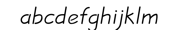 JottFLF-Casual Font LOWERCASE