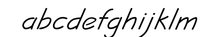 JottFLF-Italic Font LOWERCASE