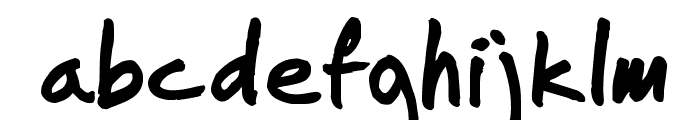Jotterscript Font LOWERCASE