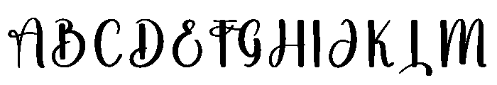Journal1 Font UPPERCASE