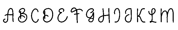 Journals Font UPPERCASE