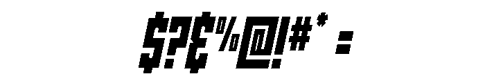 Joy Children Condensed Italic Font OTHER CHARS