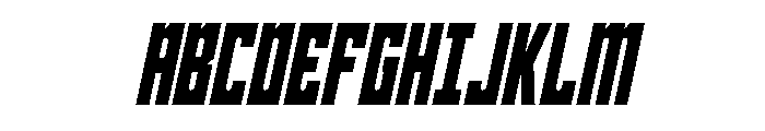 Joy Children Condensed Italic Font UPPERCASE