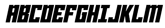 Joy Children Expanded Italic Font UPPERCASE