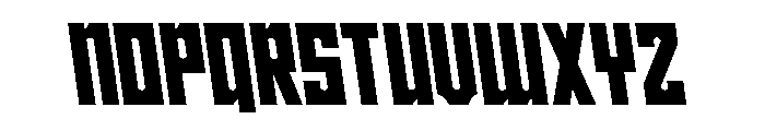 Joy Children Semi-Leftalic Font UPPERCASE