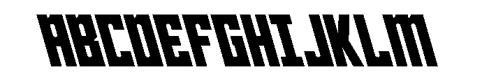 Joy Children Super-Leftalic Font UPPERCASE