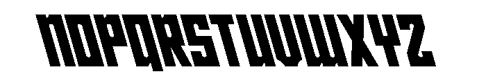 Joy Children Super-Leftalic Font UPPERCASE