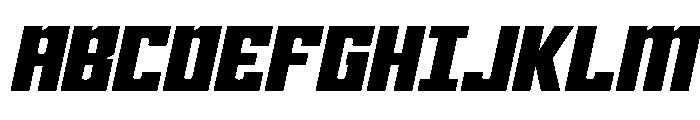 Joy Children Wide Italic Font UPPERCASE