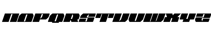 Joy Shark Semi-Condensed Italic Font UPPERCASE
