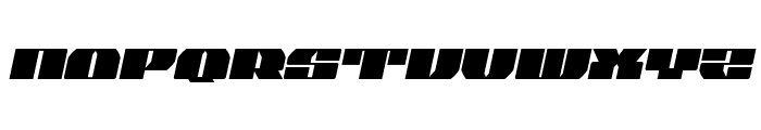 Joy Shark Semi-CondensedSemi-Italic Font UPPERCASE