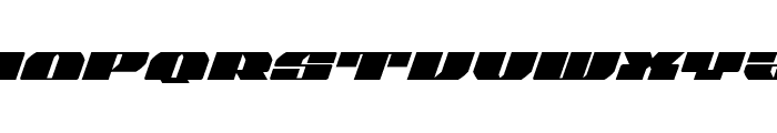 Joy Shark Semi-Expanded Italic Font UPPERCASE