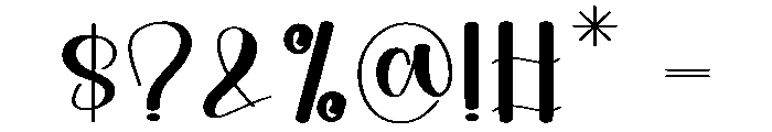 Joyful Holiday Font OTHER CHARS
