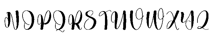Joyful Holiday Font UPPERCASE