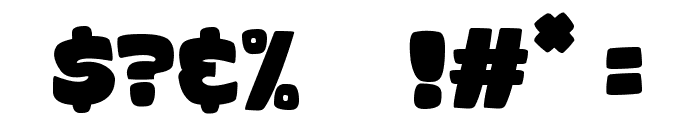 Joystick Font OTHER CHARS