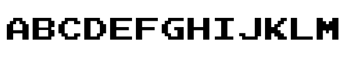 Joystix-Regular Font LOWERCASE