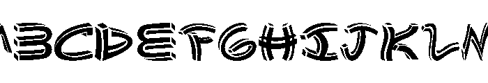johaos font Font UPPERCASE