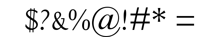 JoannaMTStd-Italic Font OTHER CHARS