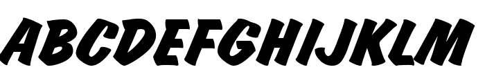 Josephs-Brush-Italic Font UPPERCASE
